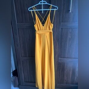 Luxxel Mustard Jumpsuit S